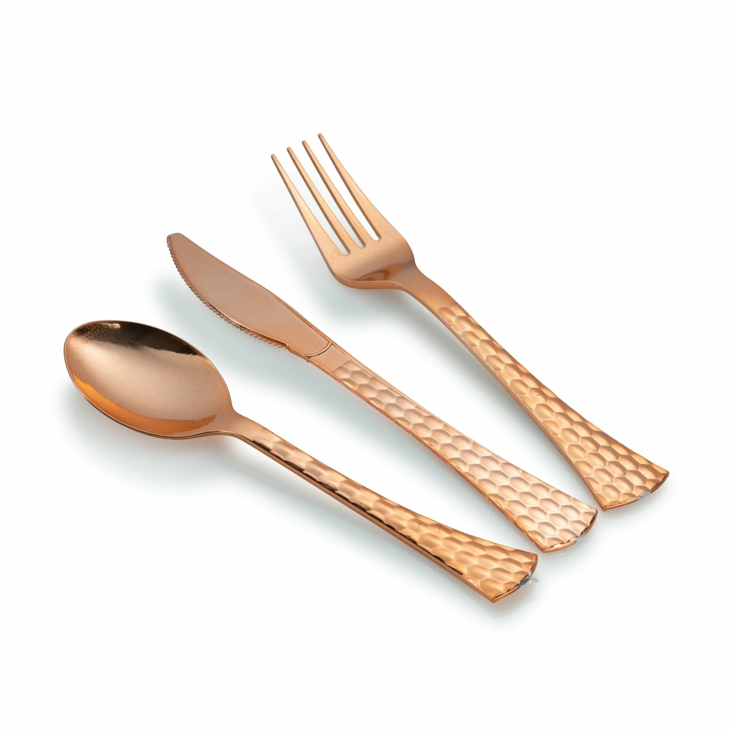 Best reviews of ✨ Posh-Setting 120 Piece Disposable Rose Gold Plastic Silverware Combo Set (40 Settings) - Glamour 🤩 5 Best reviews of ✨ Posh-Setting 120 Piece Disposable Rose Gold Plastic Silverware Combo Set (40 Settings) - Glamour 🤩 - Image 3