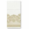 Buy 🔔 Posh Setting Royal Lace Airlaid Gold Pocket Napkin 1/8 Fold - 25 pack ✔️