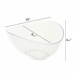 Promo 👏 Posh Setting 64 Oz Clear Plastic Large Snack Serving Bowl 🛒 -Cheap poshsetting Store SALADBIG