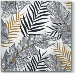 Best Sale 🎉 Posh Setting Exotic Leaves Floral Lunch Napkin - 20 Pack 😀