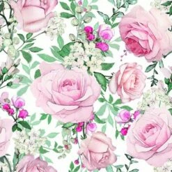 Wholesale 🤩 Posh Setting Gorgeous Roses Floral Lunch Napkin - 20 Pack ✔️