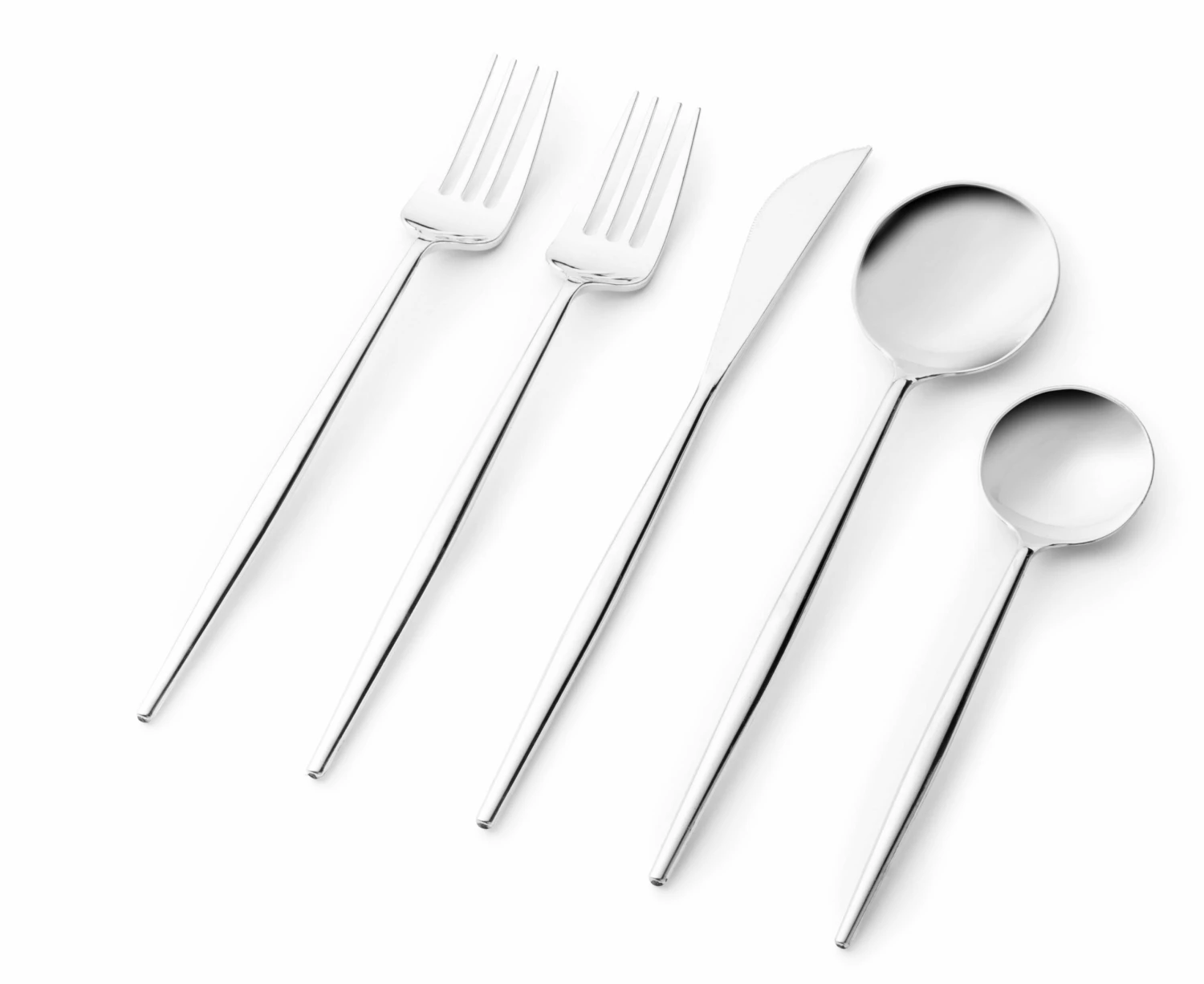Buy π Posh Setting Noble Collection Shiny Silver Flatware Set 40 Count-Setting for 8 π 3 Buy π Posh Setting Noble Collection Shiny Silver Flatware Set 40 Count-Setting for 8 π