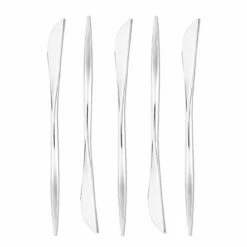 Brand new 👍 Posh Setting Novelty Collection Silver Flatware 32 Count 😉 -Cheap poshsetting Store Silver Knife 5.2