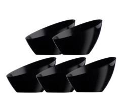 New 😍 Posh Setting Black Angled Plastic Serving Bowls - Serverware 🔥 -Cheap poshsetting Store SmallSingleGroup2 75126211 6736 4256 b177 8ba9c8e57a96