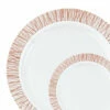 Best Sale 🧨 Posh Setting 40 count Combo Pack White and Rose Gold Round Plastic Dinnerware set (20 Guests) - Twig 💯 -Cheap poshsetting Store TwigRose 600x600 1