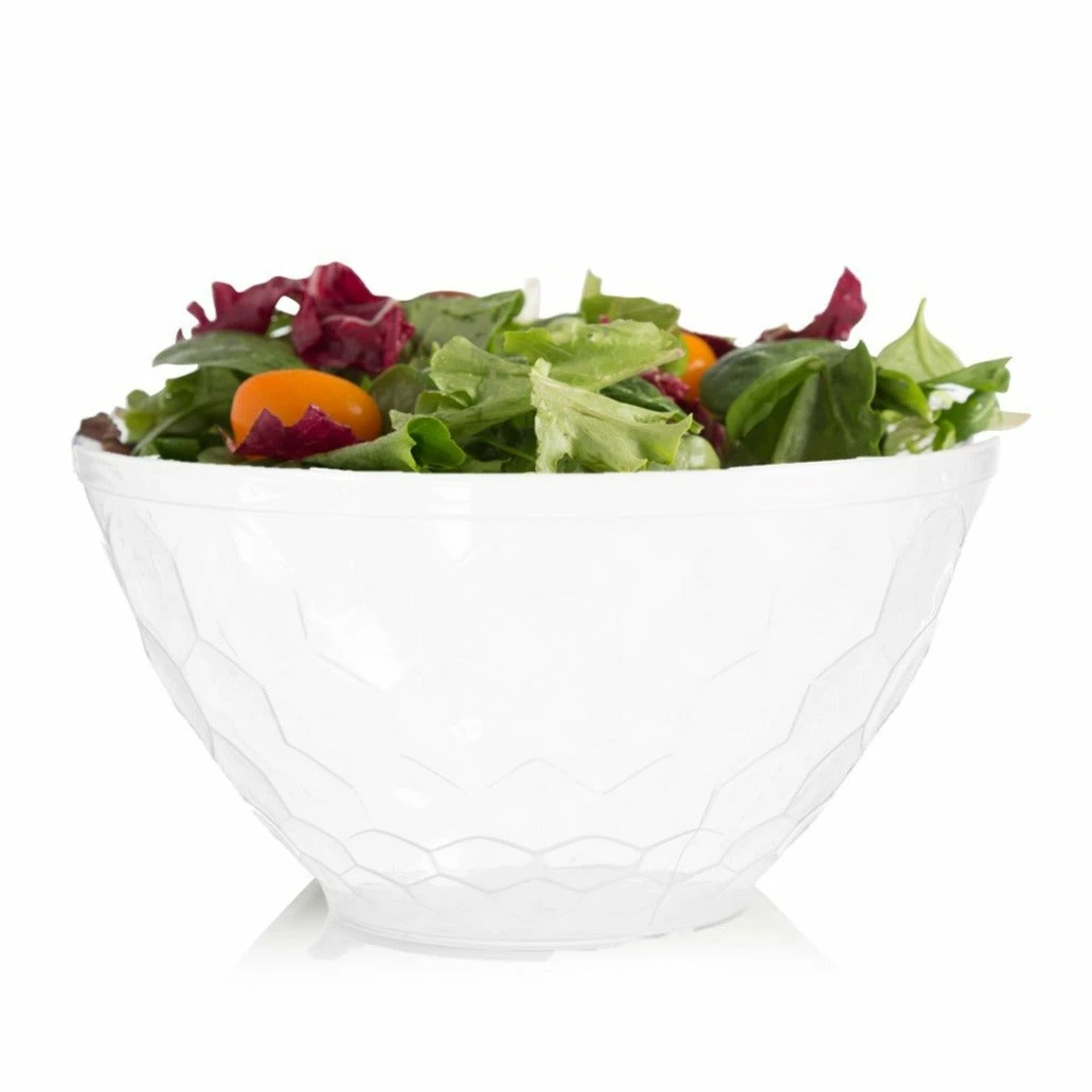 Flash Sale β€οΈ Posh Setting White Plastic Embossed Salad Bowl 1 Pack π₯° 3 Flash Sale β€οΈ Posh Setting White Plastic Embossed Salad Bowl 1 Pack π₯°