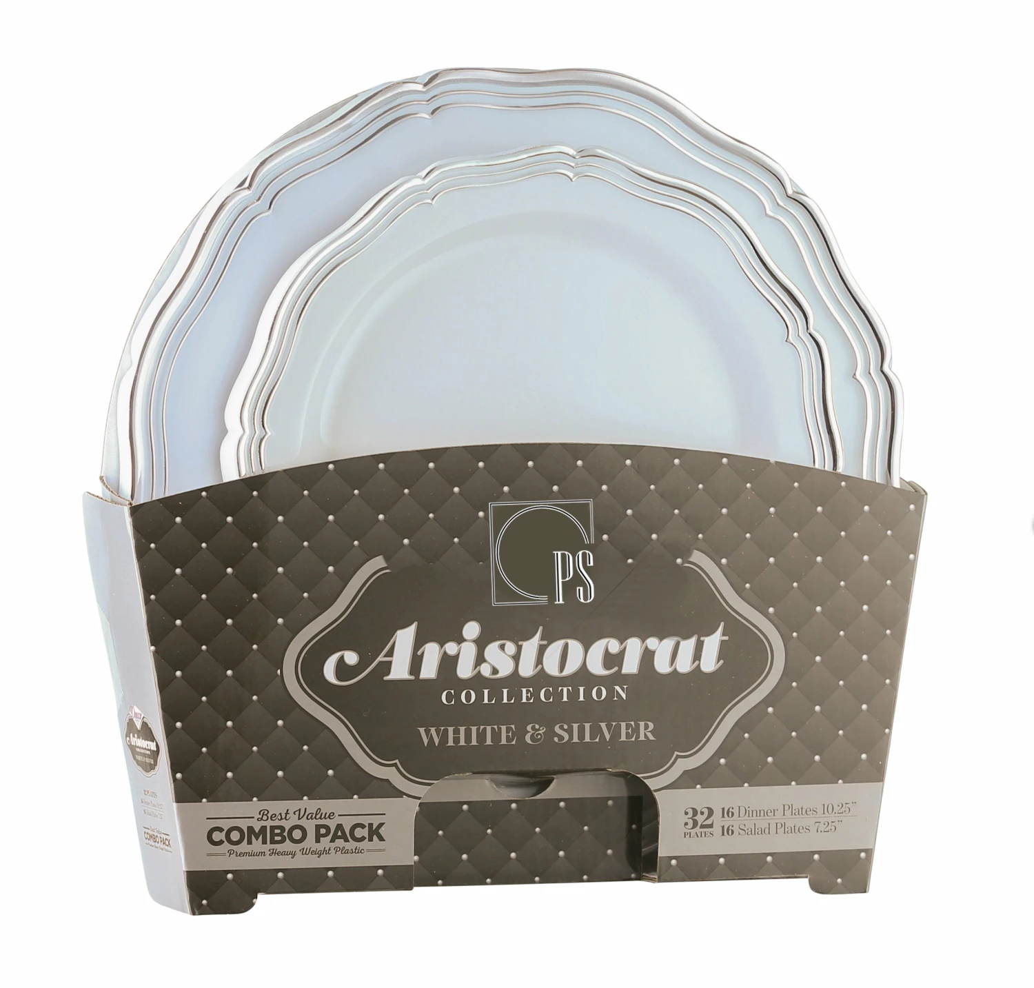 Best reviews of π Posh Setting 32 Piece Combo Pack Silver and White Round Plastic Dinnerware Value Set (16 Servings) - Aristocrat π₯ 3 Best reviews of π Posh Setting 32 Piece Combo Pack Silver and White Round Plastic Dinnerware Value Set (16 Servings) - Aristocrat π₯