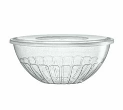 Cheapest π― Posh Setting Silver Glitter Salad Bowl With Lids - 3 Count π―