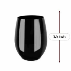 Best Pirce ⭐ Posh Setting 12 Oz Stemless Goblets Black Plastic Wine Glasses 6 Pack ❤️ 11 Best Pirce ⭐ Posh Setting 12 Oz Stemless Goblets Black Plastic Wine Glasses 6 Pack ❤️ -Cheap poshsetting Store blackwinecupdia