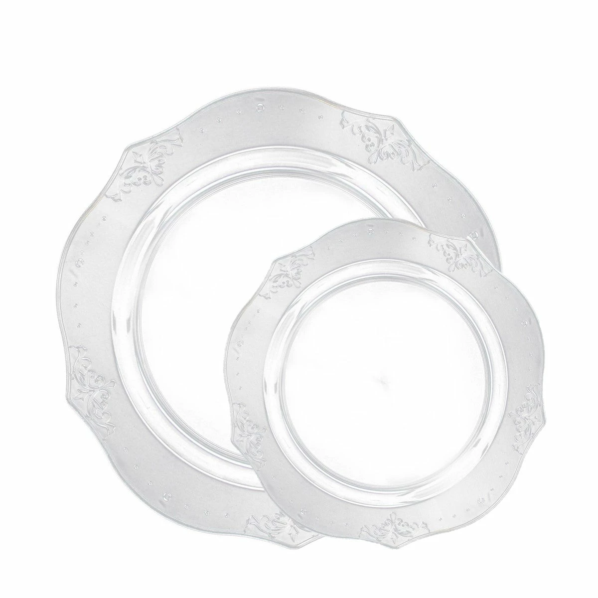 Buy β Posh Setting White or Clear Round Plastic Wedding Value Set (120 Servings) - Antique π 7 Buy β Posh Setting White or Clear Round Plastic Wedding Value Set (120 Servings) - Antique π - Image 5