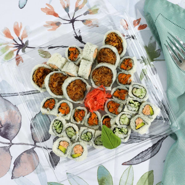 Brand new π― Posh Setting Clear Leveled Square Plastic Serving Tray - 2 Count π 4 Brand new π― Posh Setting Clear Leveled Square Plastic Serving Tray - 2 Count π - Image 2