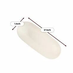 Top 10 ✔️ Posh Setting Ivory Plastic Oval Pebbled Serving Dish - 2 Pack 🌟 -Cheap poshsetting Store creamsmall