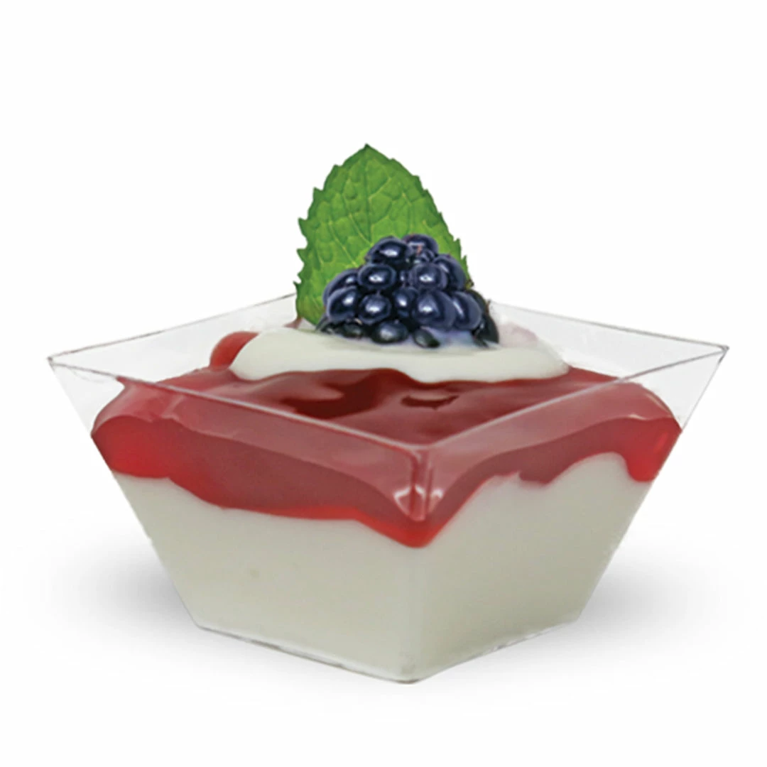 Discount 🔥 Posh Setting 1.5 oz Clear Plastic Angled Mini Square Bowl-12 Count ✨ 4 Discount 🔥 Posh Setting 1.5 oz Clear Plastic Angled Mini Square Bowl-12 Count ✨ - Image 2