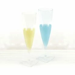 Promo 🛒 Posh Setting 5 oz. Clear Plastic Champagne Flute 12 Count ⌛