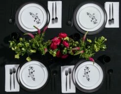 Promo 👍 Posh Setting 20 Pack White and Black Round Plastic Dinnerware Set (10 Guests) - Garden Edge 🎉 -Cheap poshsetting Store rsz dsc 8573 edit 12050ba8 81a1 4154 a44c 44e1b5059d91