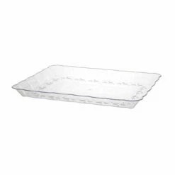 Best Pirce π Posh Setting Scalloped Clear Rectangular Serving Tray - 2 Count β