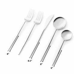 Buy π Posh Setting Noble Collection Shiny Silver Flatware Set 40 Count-Setting for 8 π 7 Buy π Posh Setting Noble Collection Shiny Silver Flatware Set 40 Count-Setting for 8 π -Cheap poshsetting Store silver