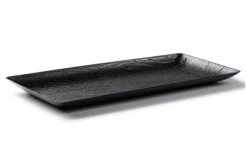 New 🔔 Posh Setting 6.25 x 14 Inch Rectangle Black Serving Tray ⭐