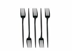 Outlet 😍 Posh Setting Novelty Collection Black Flatware 32 Count 🎉 -Cheap poshsetting Store small forks 17bb33b1 02a8 47b8 9cc3 047940dcaf12