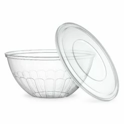 Cheap ⭐ Posh Setting Clear Salad Bowl With Lids - 3 Count 🔔 -Cheap poshsetting Store withlid a4c3b834 b3b0 4b60 9361 96daa58d9aac
