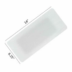 Hot Sale 🧨 Posh Setting 6.25 x 14 Inch Rectangle Clear Serving Tray 🎉 -Cheap poshsetting Store woodclear14