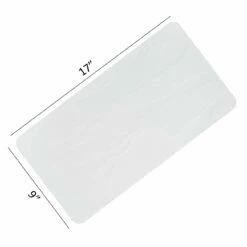 Budget 🔔 Posh Setting 9 x 17 Inch Rectangle White Serving Tray 🎉 -Cheap poshsetting Store woodwhite17